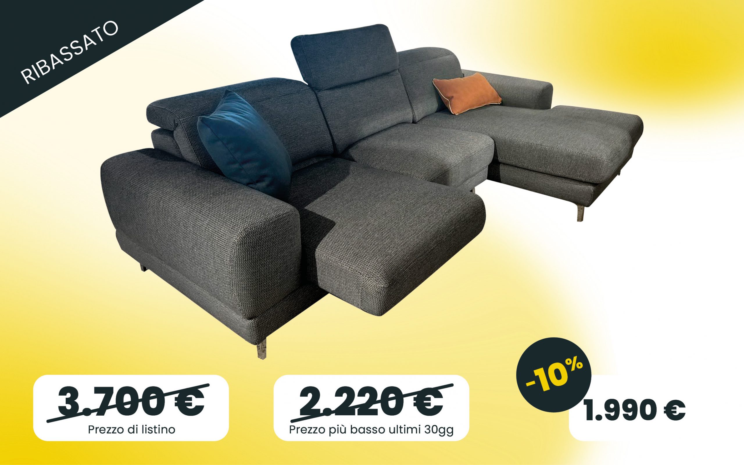 Divano Harvey LeComfort occasione Senigallia